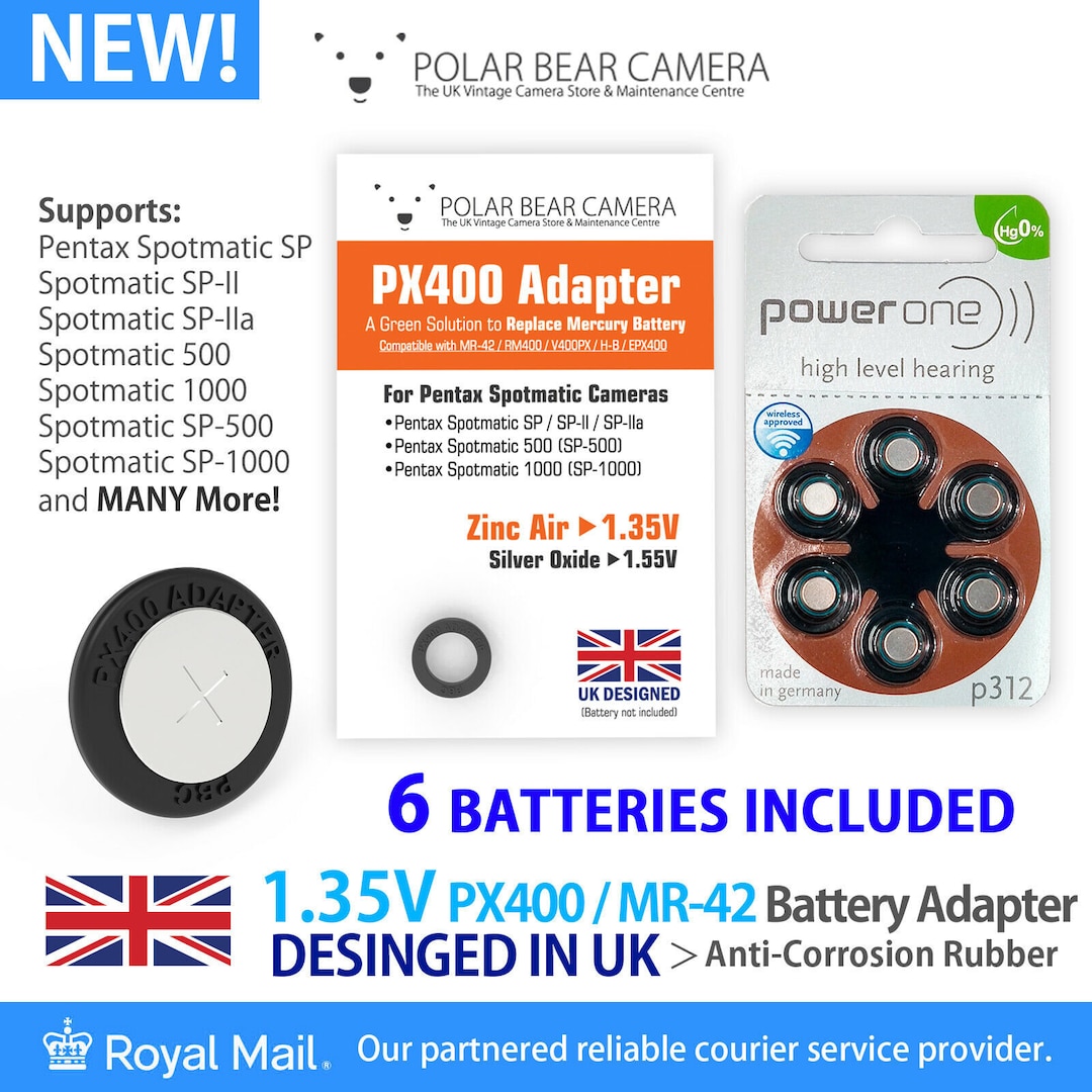 1.35v PX400 Film Camera Battery Adapter 6 Battery Replace Etsy España