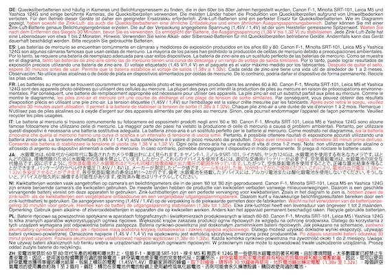 Adattatore Fotocamera PX-400 - Sostituisce Celle Mercurio 1,35V Per Pentax Spotmatic - Foto 5