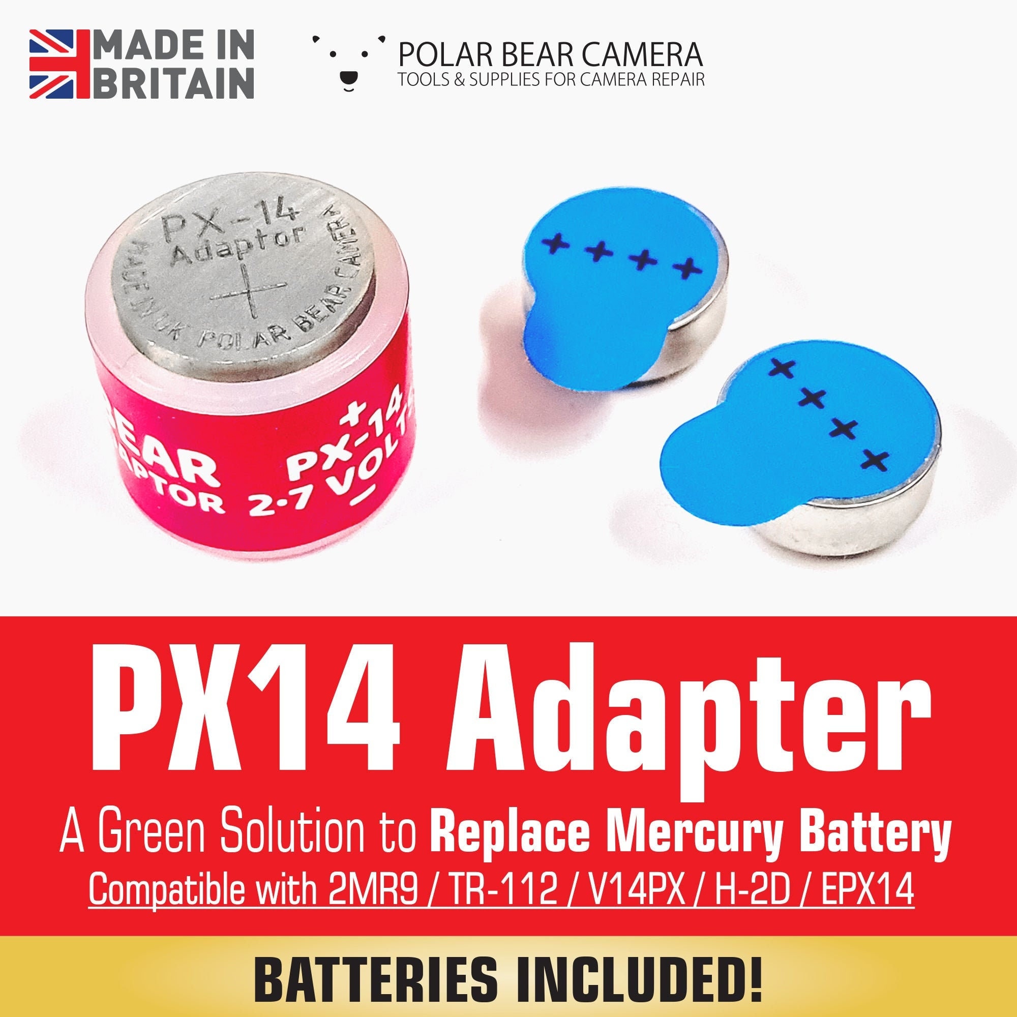 PX14 2MR9 Battery Adapter (epx14, V14px, H-2d, Hs-2d, KM-2D, TR112