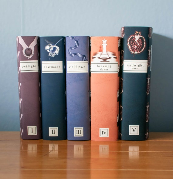 Hardcover Twilight Saga Book Covers Dust Jacket Set For Etsy