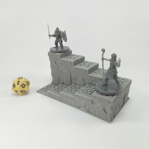 Dwarven Stairs | 28mm Dungeons and Dragons Terrain | DnD Terrain | Tabletop Terrain