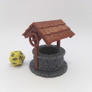Village Well | 28mm Dungeons and Dragons Terrain | D&D Terrain | Tabletop Terrain
