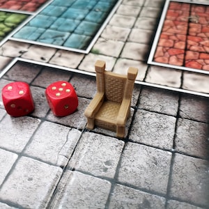 Heroquest Fancy Chair - 1989/2021 Version
