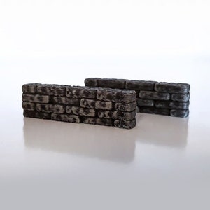 Dungeon Wall | x2 | 28mm Dungeons and Dragons Terrain | Heroquest Terrain