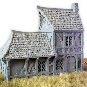 Small House Village Building | 28mm Dungeons and Dragons Terrain