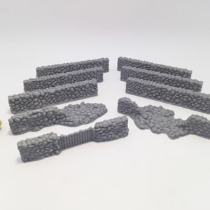 Stone Walls | Set 9x | 28mm | Dungeons and Dragons Terrain