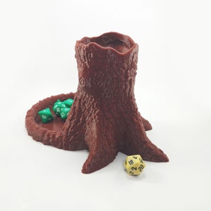 Druidic Dice Tower Dice Tower with tray Dungeons and Dragons Accessories Dungeons and Dragons Gift image 4