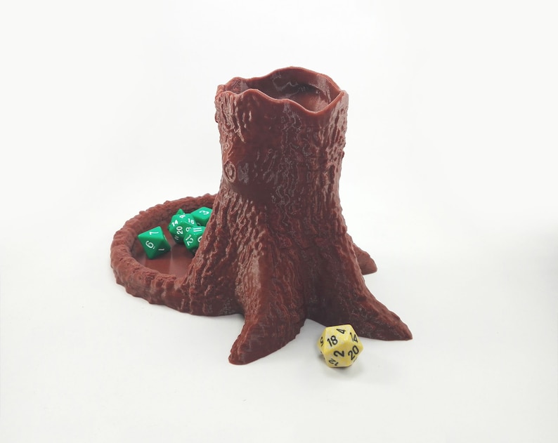 Druidic Dice Tower Dice Tower with tray Dungeons and Dragons Accessories Dungeons and Dragons Gift image 4