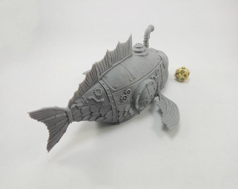 Gnomish Submarine 28mm Dungeons and Dragons Miniatures | Etsy