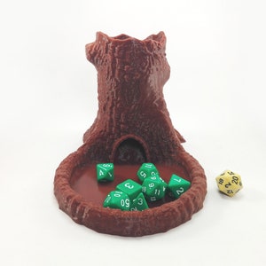 Druidic Dice Tower Dice Tower with tray Dungeons and Dragons Accessories Dungeons and Dragons Gift image 2