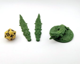 DnD Crocodiles | Set 3x | 28mm Dungeons and Dragons Miniatures