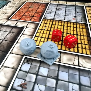 Heroquest Falling Rocks / Rolling Rocks | Set x10 | 1989/2021 Version