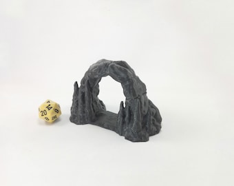 Cavern Entrance | 28mm Dungeons and Dragons Terrain | DnD Terrain | Tabletop Terrain