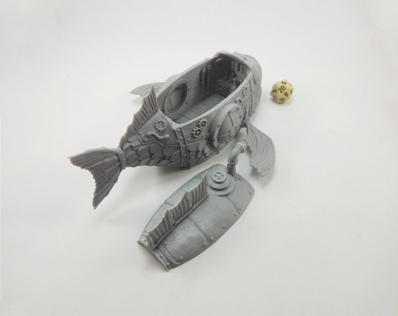 Gnomish Submarine 28mm Dungeons and Dragons Miniatures | Etsy