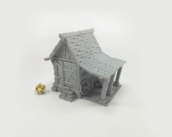 Village House | 28mm Dungeons and Dragons Terrain | D&D Terrain | Tabletop Terrain