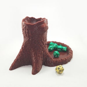 Druidic Dice Tower Dice Tower with tray Dungeons and Dragons Accessories Dungeons and Dragons Gift image 5