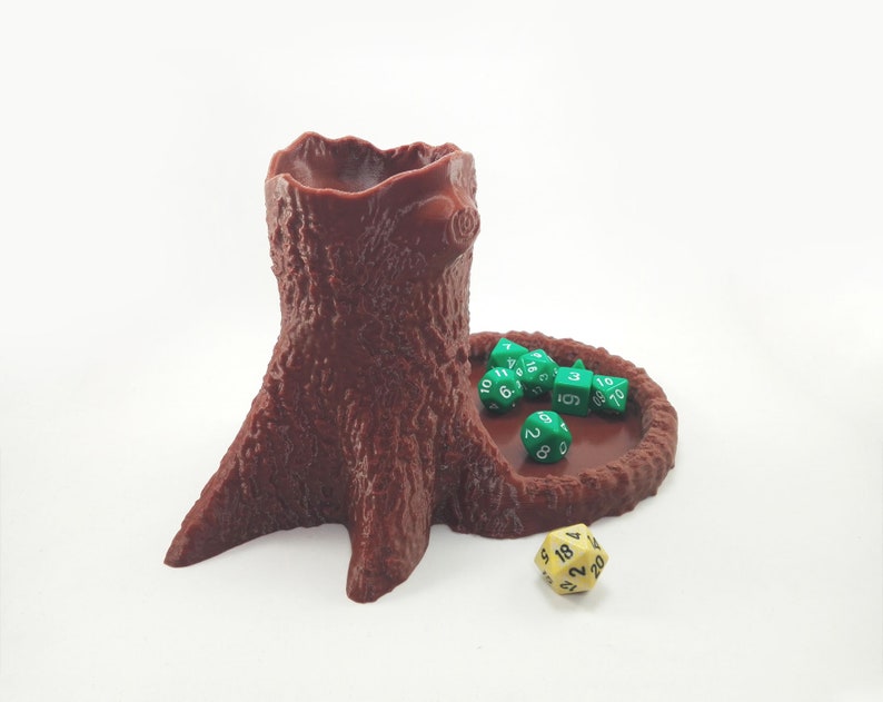 Druidic Dice Tower Dice Tower with tray Dungeons and Dragons Accessories Dungeons and Dragons Gift image 5