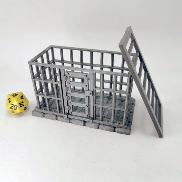 Dungeon Prison | 28mm Dungeons and Dragons Terrain | DnD Terrain | Tabletop Terrain