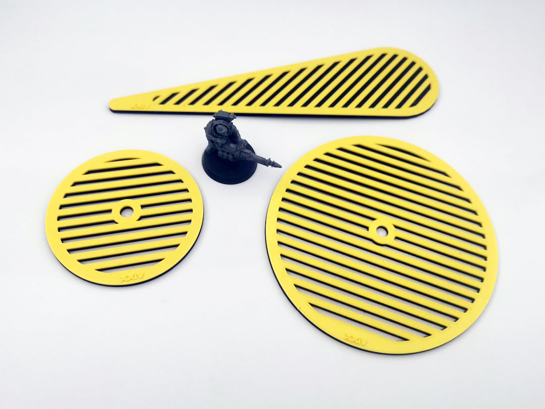 Necromunda Templates Set | Blast Marker + Flame - Etsy