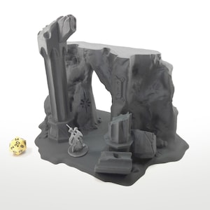 Cave Entrance | 28mm Dungeons and Dragons Terrain | DnD Terrain | Tabletop Terrain