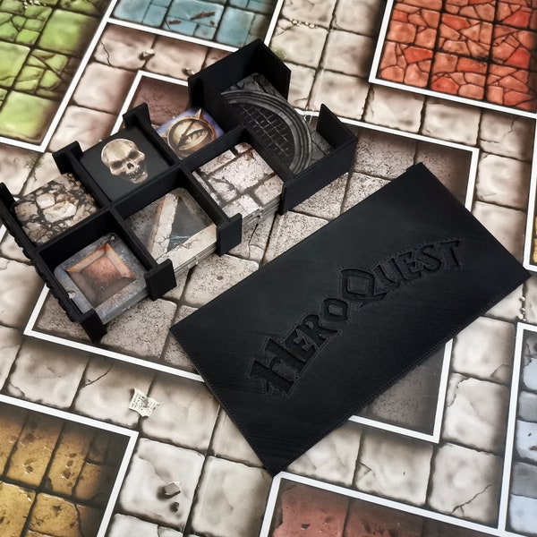 Heroquest Tiles Holder with Lid 1989/2021 Version