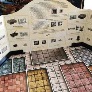 Heroquest DM Screen Supports | 1989/2021 Version