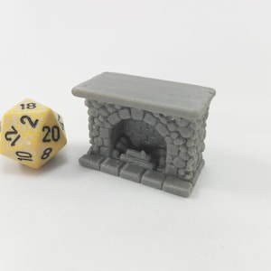 Fireplace | 28mm Dungeons and Dragons Terrain | DnD Terrain | Tabletop Terrain