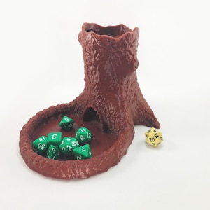 Druidic Dice Tower Dice Tower with tray Dungeons and Dragons Accessories Dungeons and Dragons Gift image 3