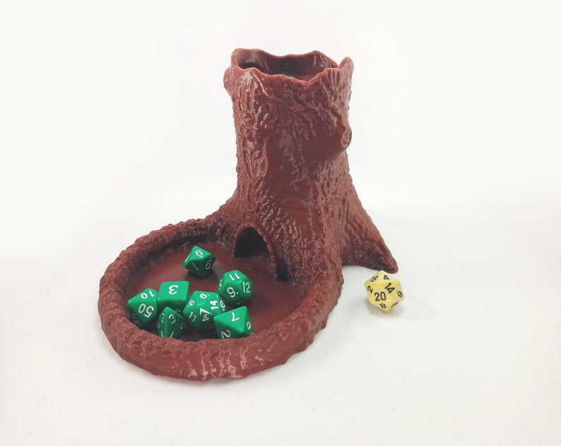 Druidic Dice Tower Dice Tower with tray Dungeons and Dragons Accessories Dungeons and Dragons Gift image 3