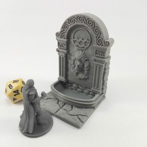 Water Shrine | 28mm Dungeons and Dragons Terrain | DnD Terrain | Tabletop Terrain