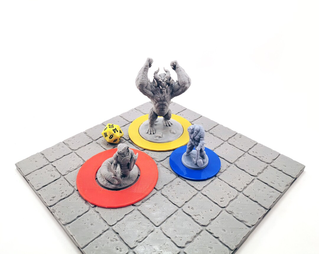 Dnd Miniature Base Size Adapters Dungeons and Dragons Gaming