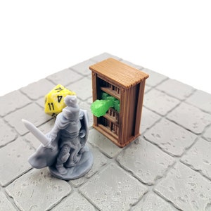 Bookcase Trap | 28mm Dungeons and Dragons Terrain | D&D Terrain | Tabletop Terrain