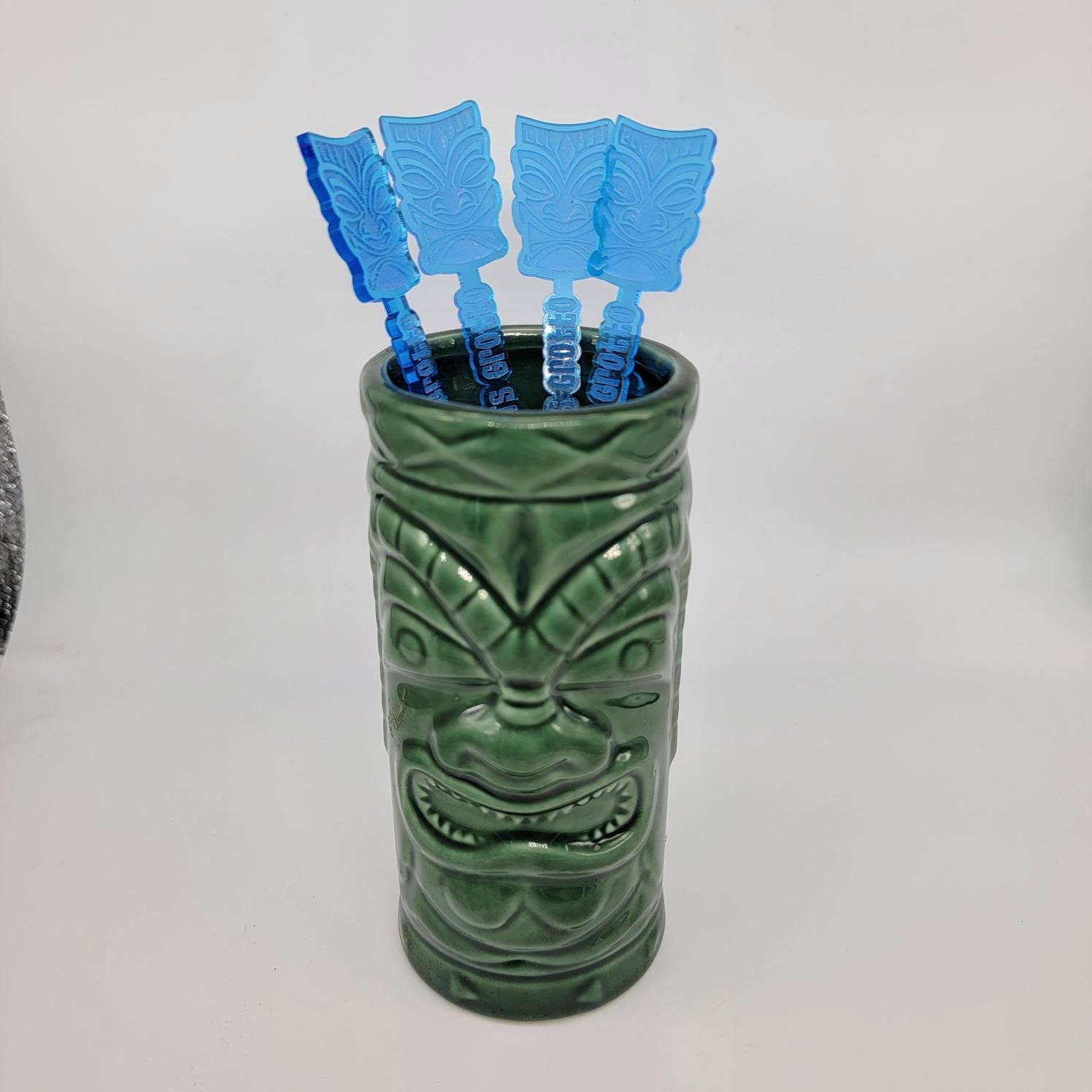 Custom Tiki Swizzle Sticks Etsy