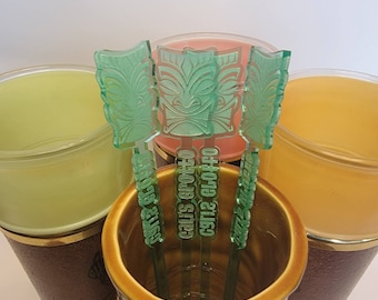 Custom Tiki Swizzle Sticks