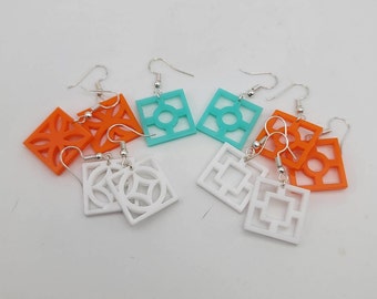 Breeze Block Earrings