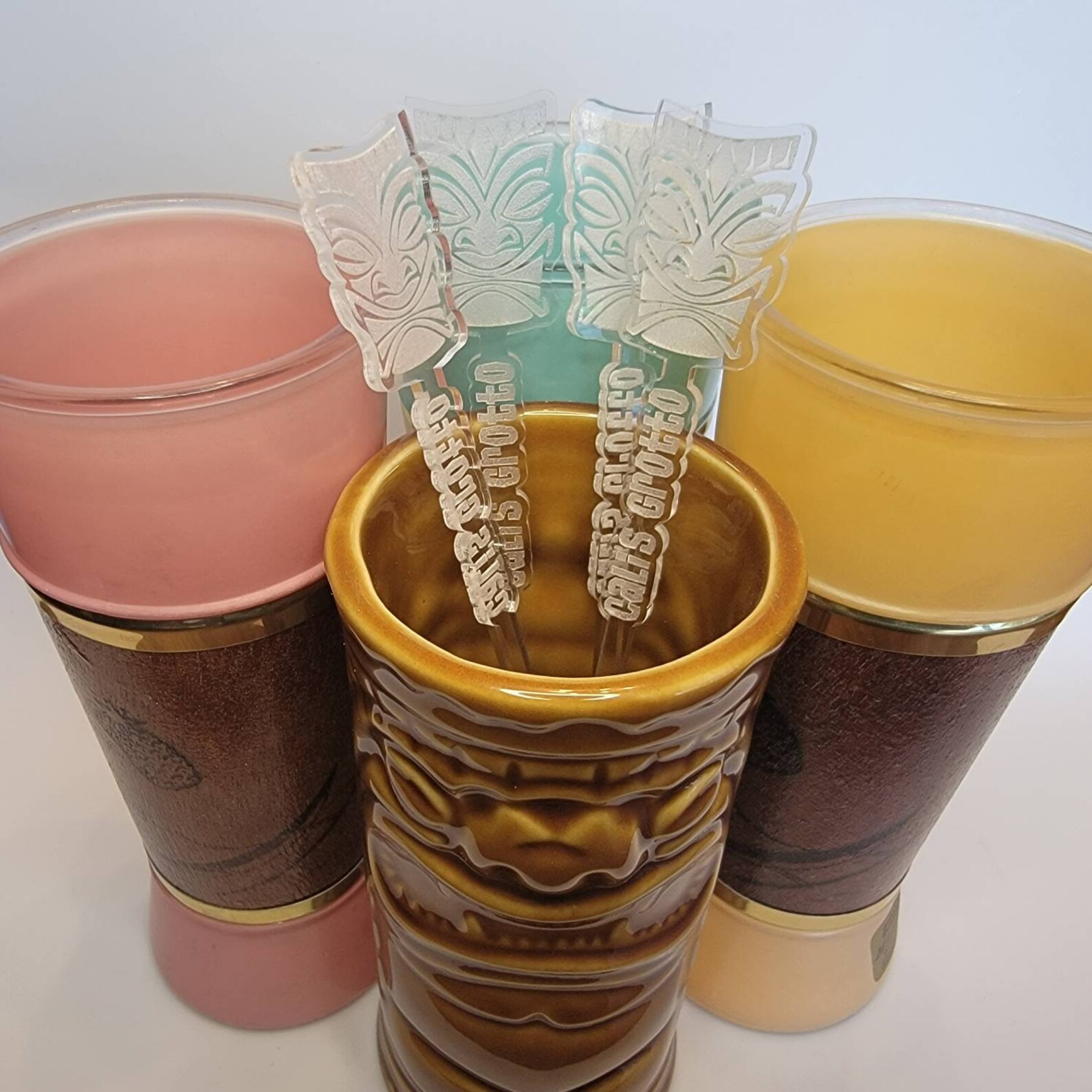 Custom Tiki Swizzle Sticks Etsy