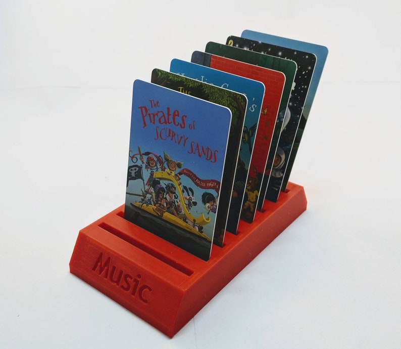 Personalised Yoto Card Rack Wide variety of colours available Red