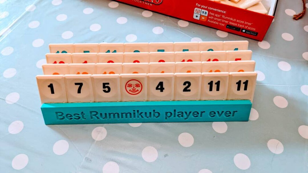 Personalised Rummikub Tile Rack Wide Range of Colours Etsy UK