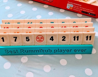 Personalised Rummikub Tile Rack - Wide range of colours available!