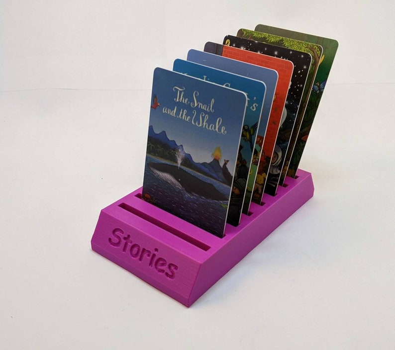 Personalised Yoto Card Rack Wide variety of colours available Purple