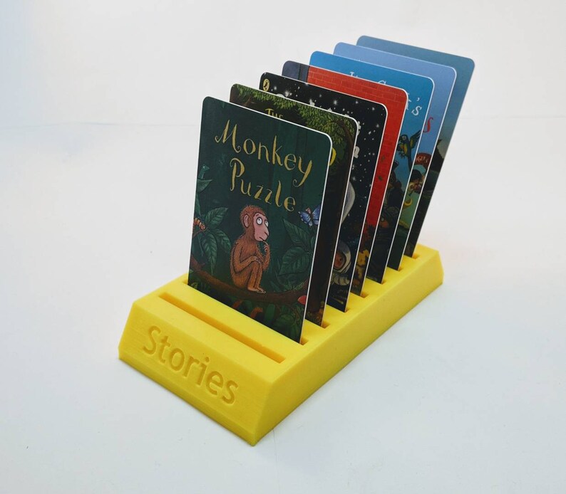 Personalised Yoto Card Rack Wide variety of colours available Yellow