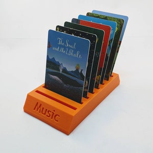 Personalised Yoto Card Rack Wide variety of colours available Orange