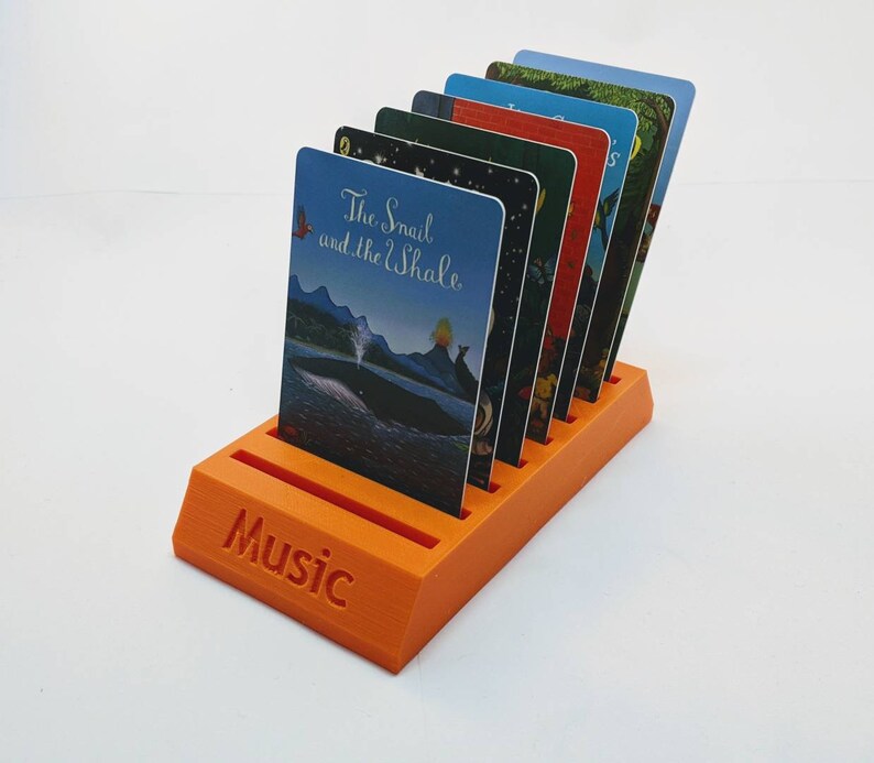 Personalised Yoto Card Rack Wide variety of colours available Orange