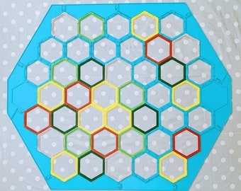 Conjunto de marcos de gente de mar no oficial ~ Conjunto de marcos de azulejos hexagonales para juegos de mesa