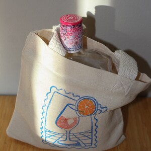 WCGXKO Aperol Spritz Geschenk-Tasche – „In My Aperol Spritz Era“ – Sommer-Cocktail-Tote Bag