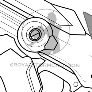 Overwatch 2 Mercy Blaster Cosplay Blueprint PDF