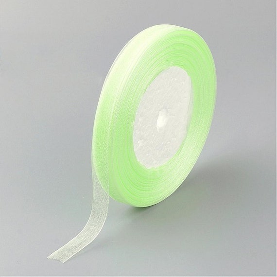 10 Colour Ribbon Mix Sheer Organza Ribbon 10mm Width
