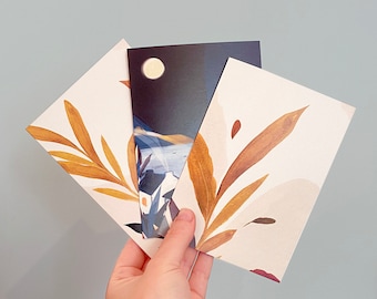 Set of 3, Nature Greeting Cards