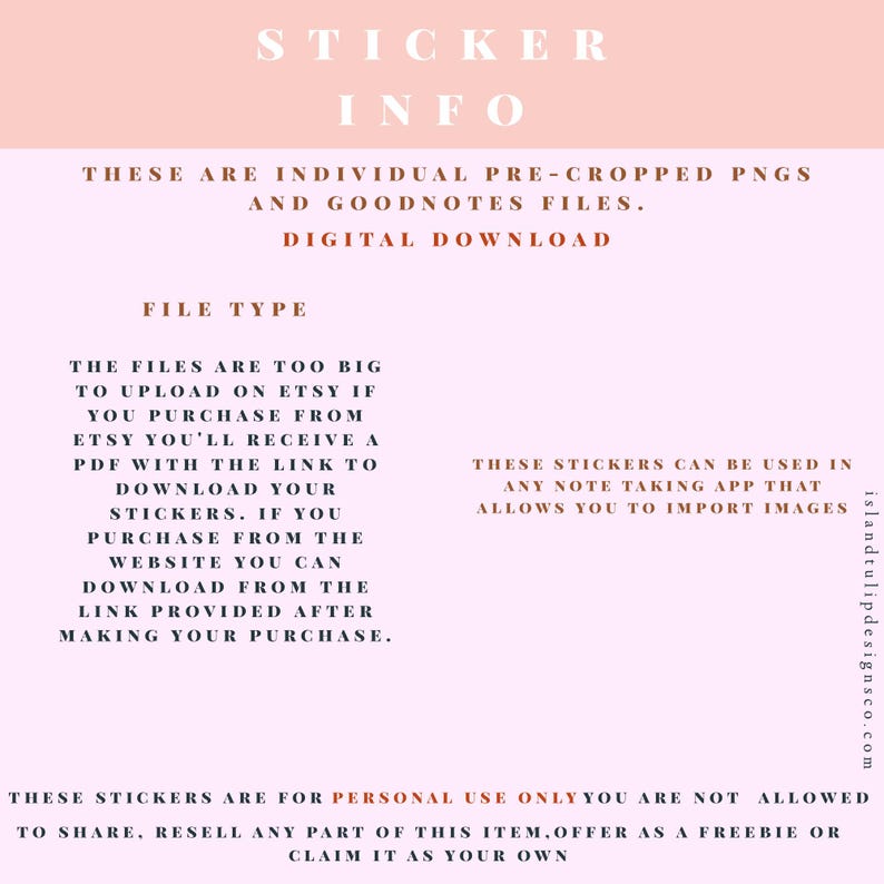 Cute Quotes Digital Sticker Set for Use in Goodnotes and Other Note