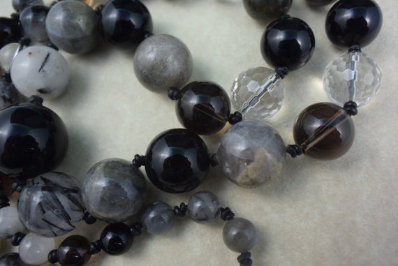 LUC Lucas Lameth 925 Turquoise Stone Knotted Single Strand